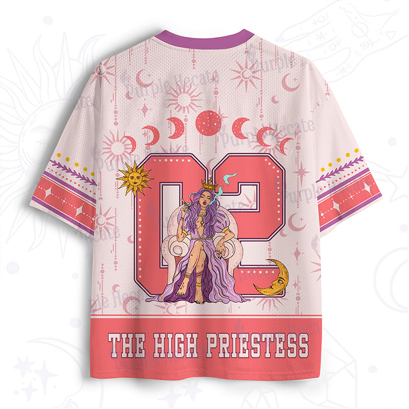 Purplehecate Arcana 02 The High Priestess Mesh Jersey