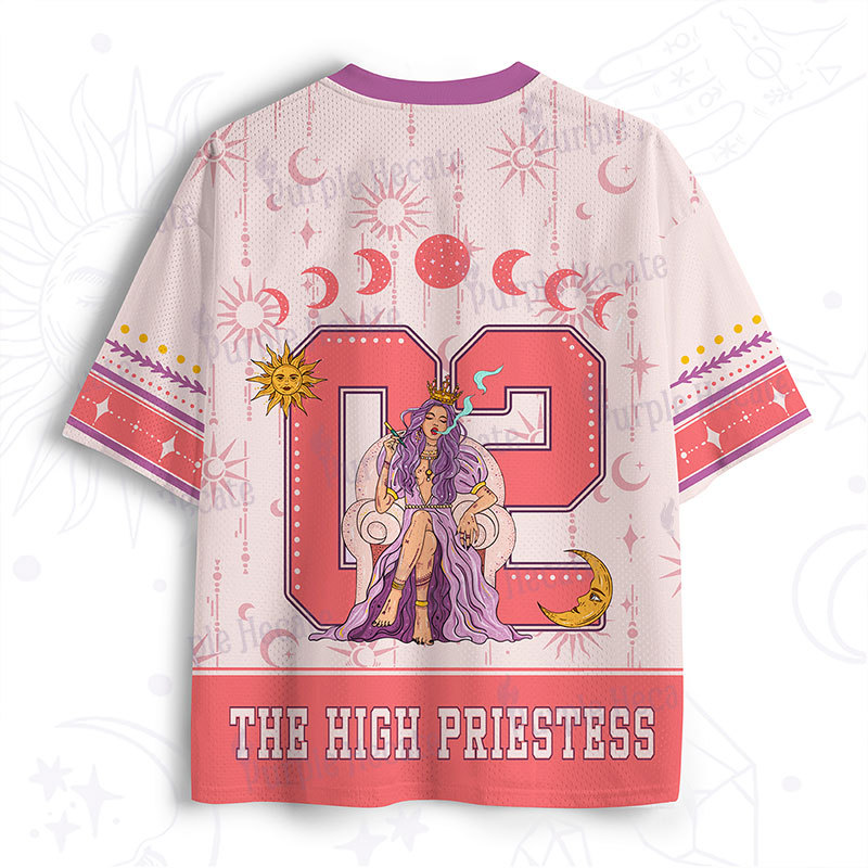 Purplehecate Arcana 02 The High Priestess Mesh Jersey