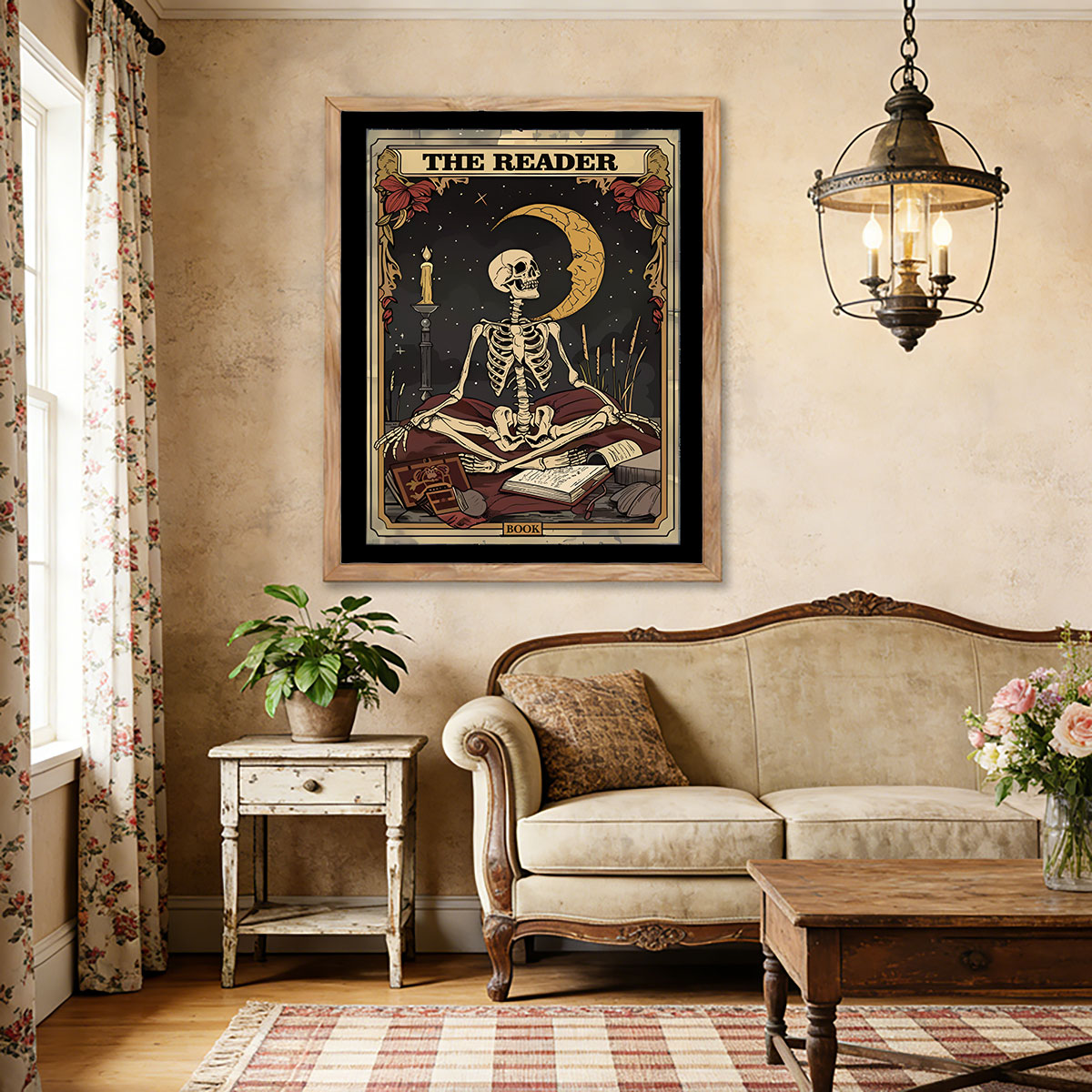 Purplehecate The Reader Tarot Card Unframed Poster