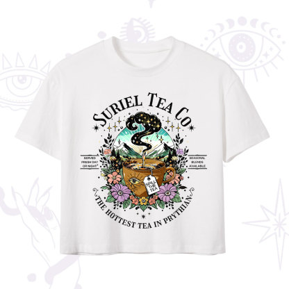 Purplehecate The Forest Tea Oracle Crop T-Shirt