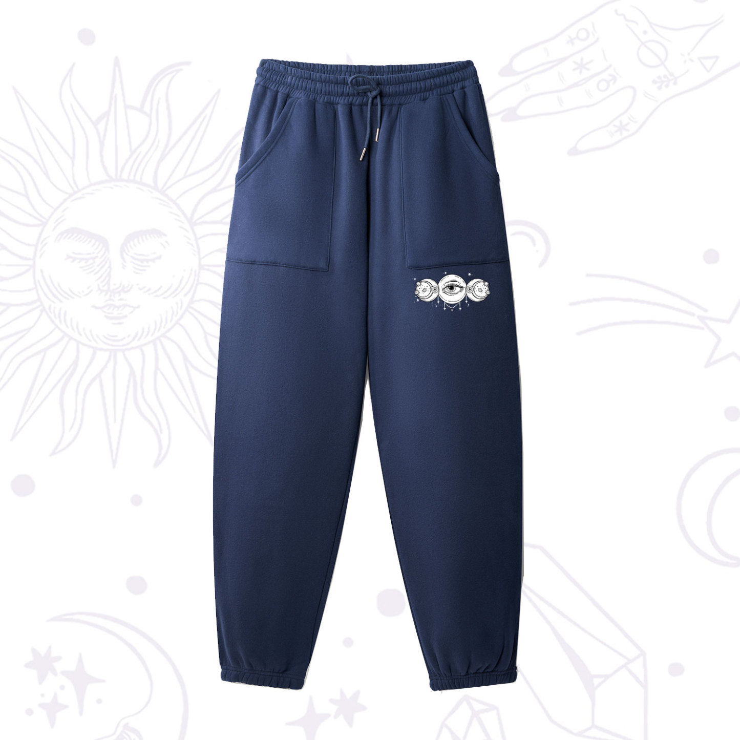 Purplehecate Funny The Moon Made Me Do It Fleece Sweatpants