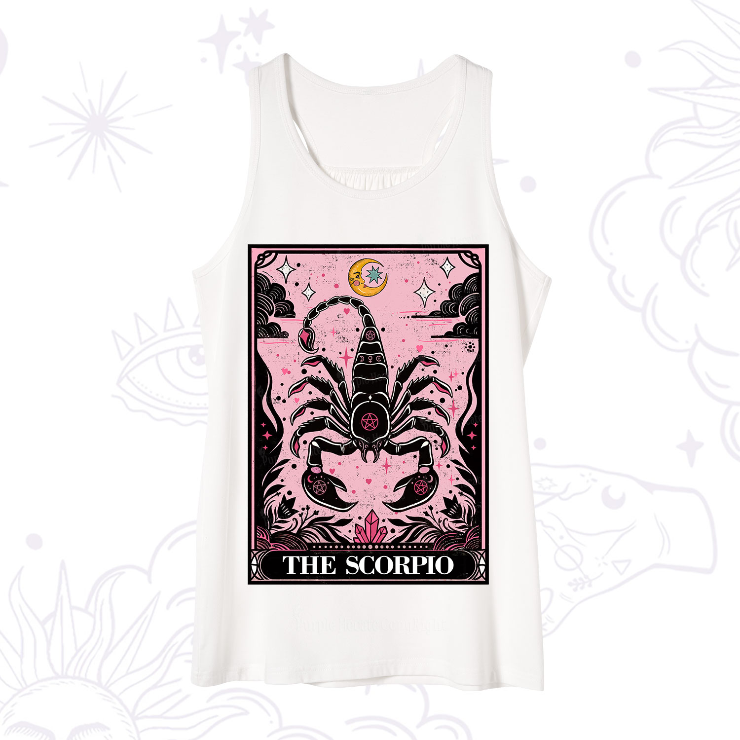 Purplehecate The Scorpio Tarot Zodiac Tank