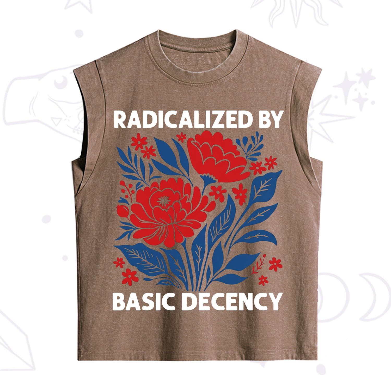 Purplehecate Radicalized By Basic Decency Vintage Washed Tank