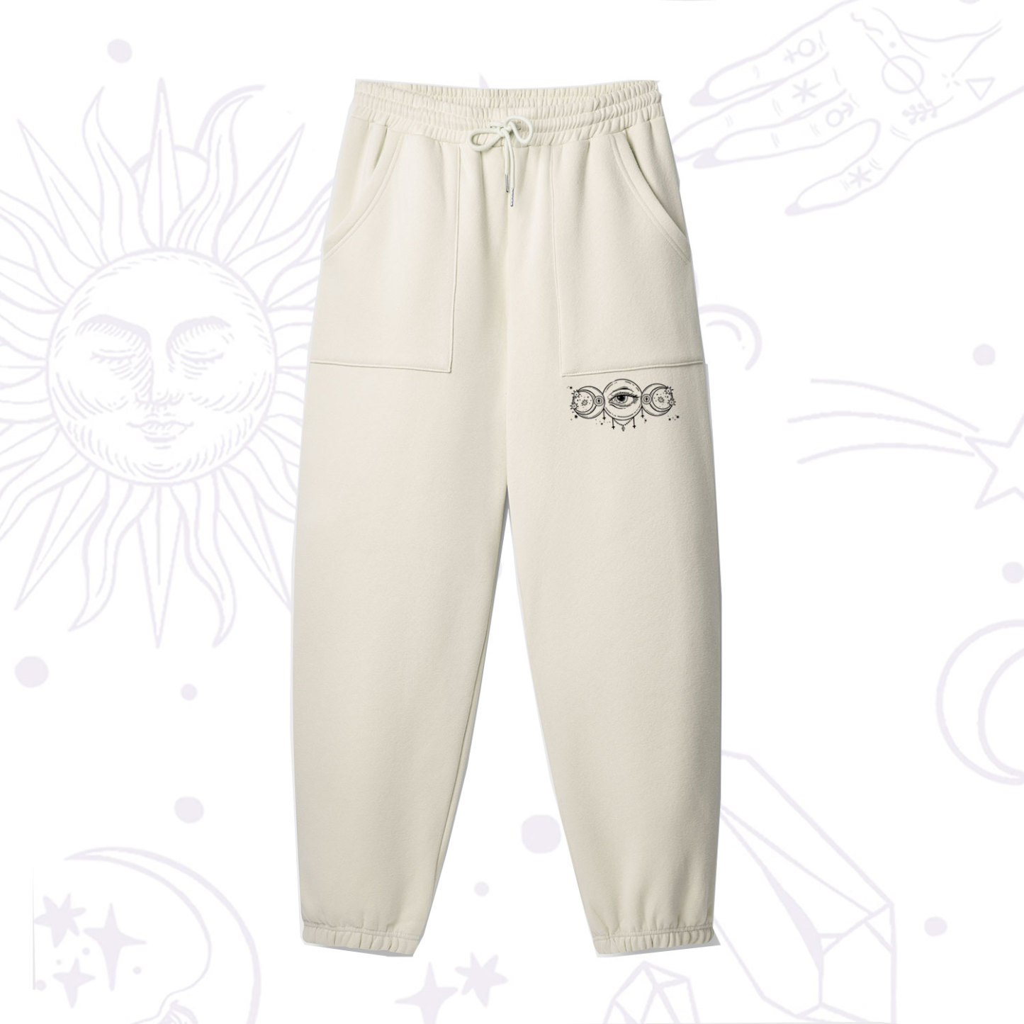 Purplehecate Funny The Moon Made Me Do It Fleece Sweatpants