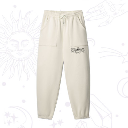 Purplehecate Funny The Moon Made Me Do It Fleece Sweatpants