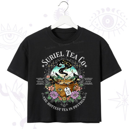 Purplehecate The Forest Tea Oracle Crop T-Shirt
