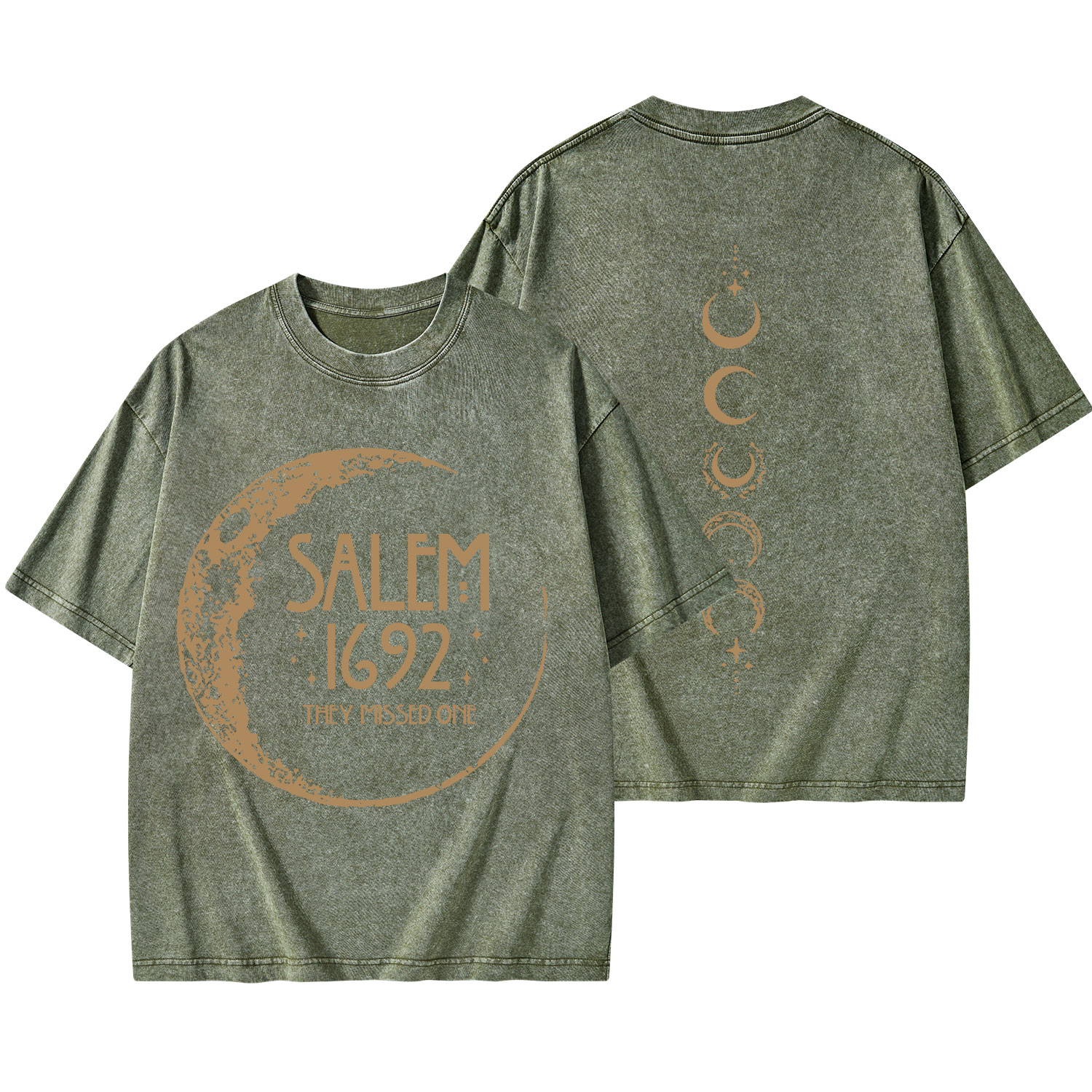 Purplehecate Salem 1692 They Missed One Washed T-Shirt