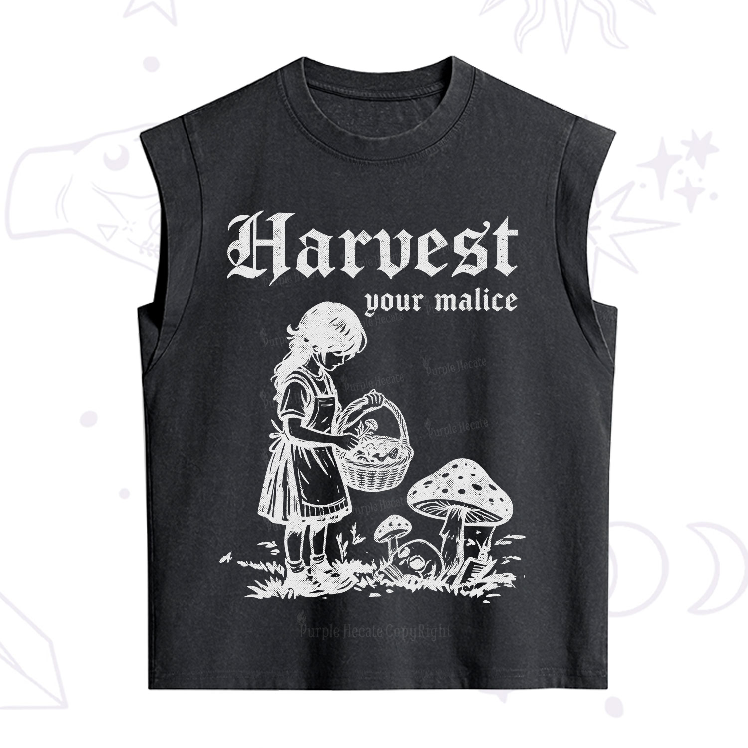 Purplehecate Harvest Your Malice Vintage Washed Tank