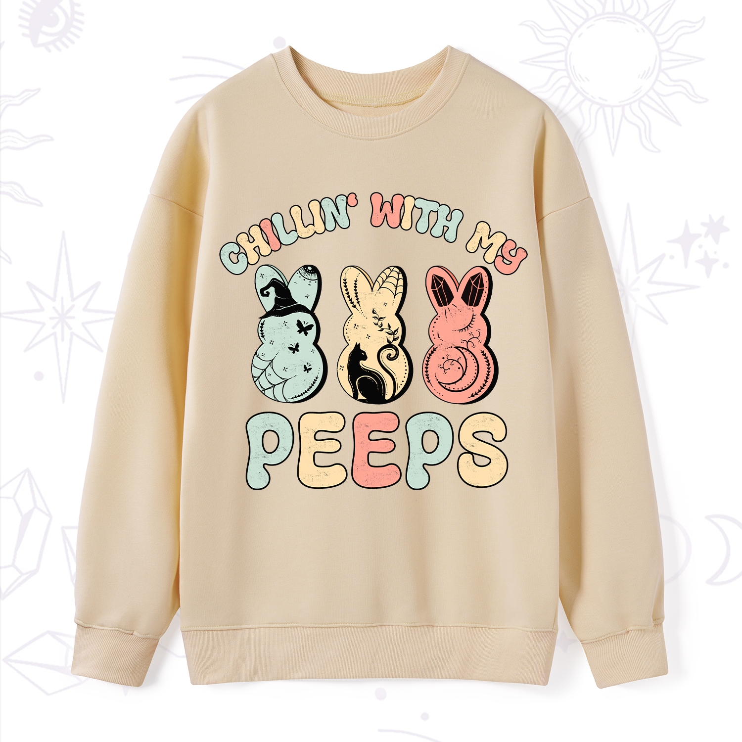 Purplehecate Chillin With My Peeps Sweatshirt