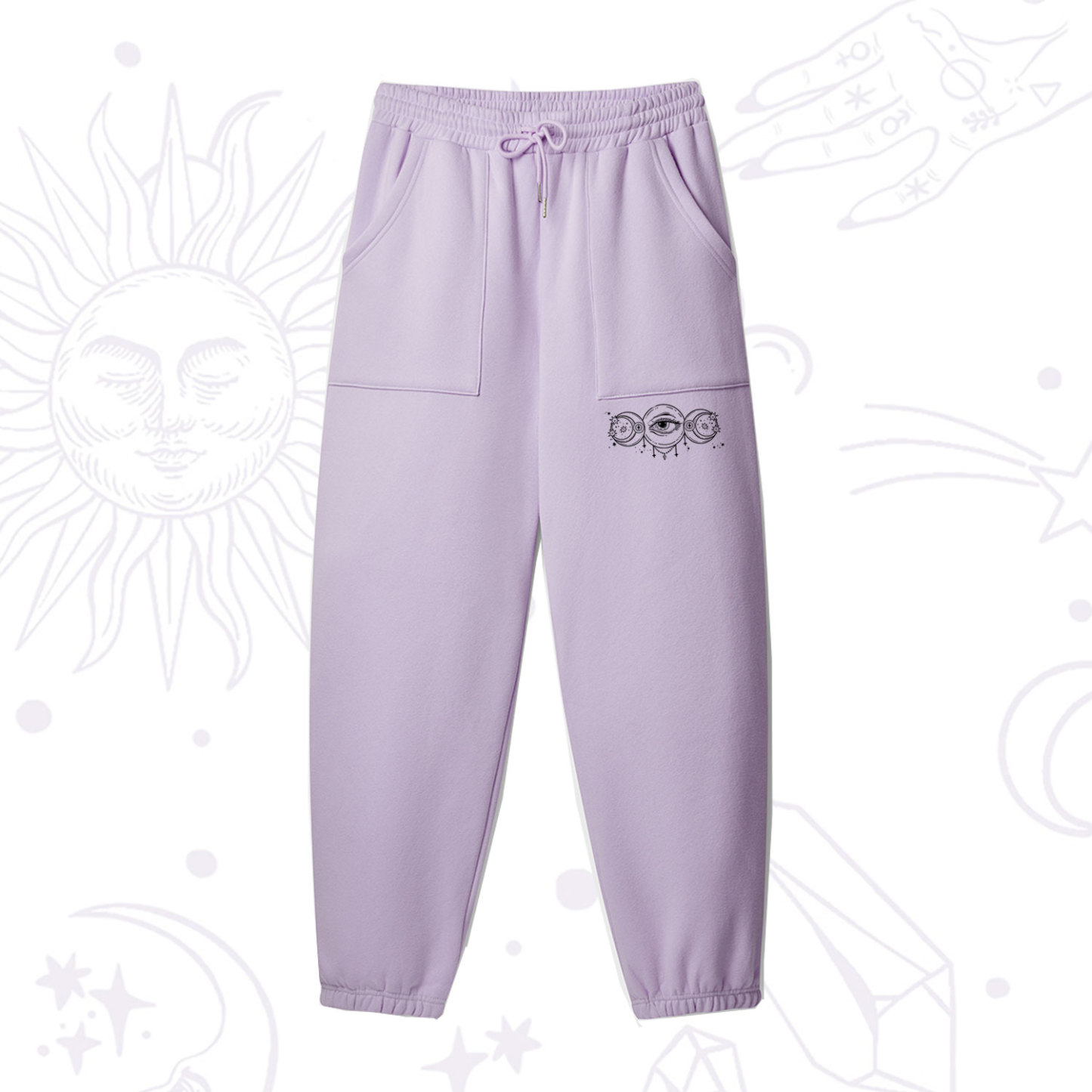 Purplehecate Funny The Moon Made Me Do It Fleece Sweatpants