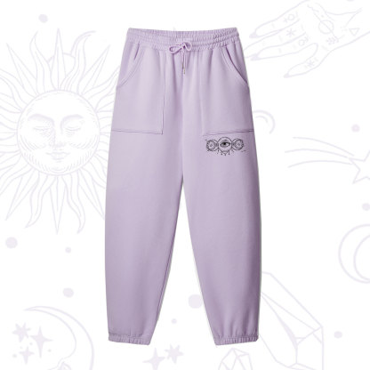 Purplehecate Funny The Moon Made Me Do It Fleece Sweatpants