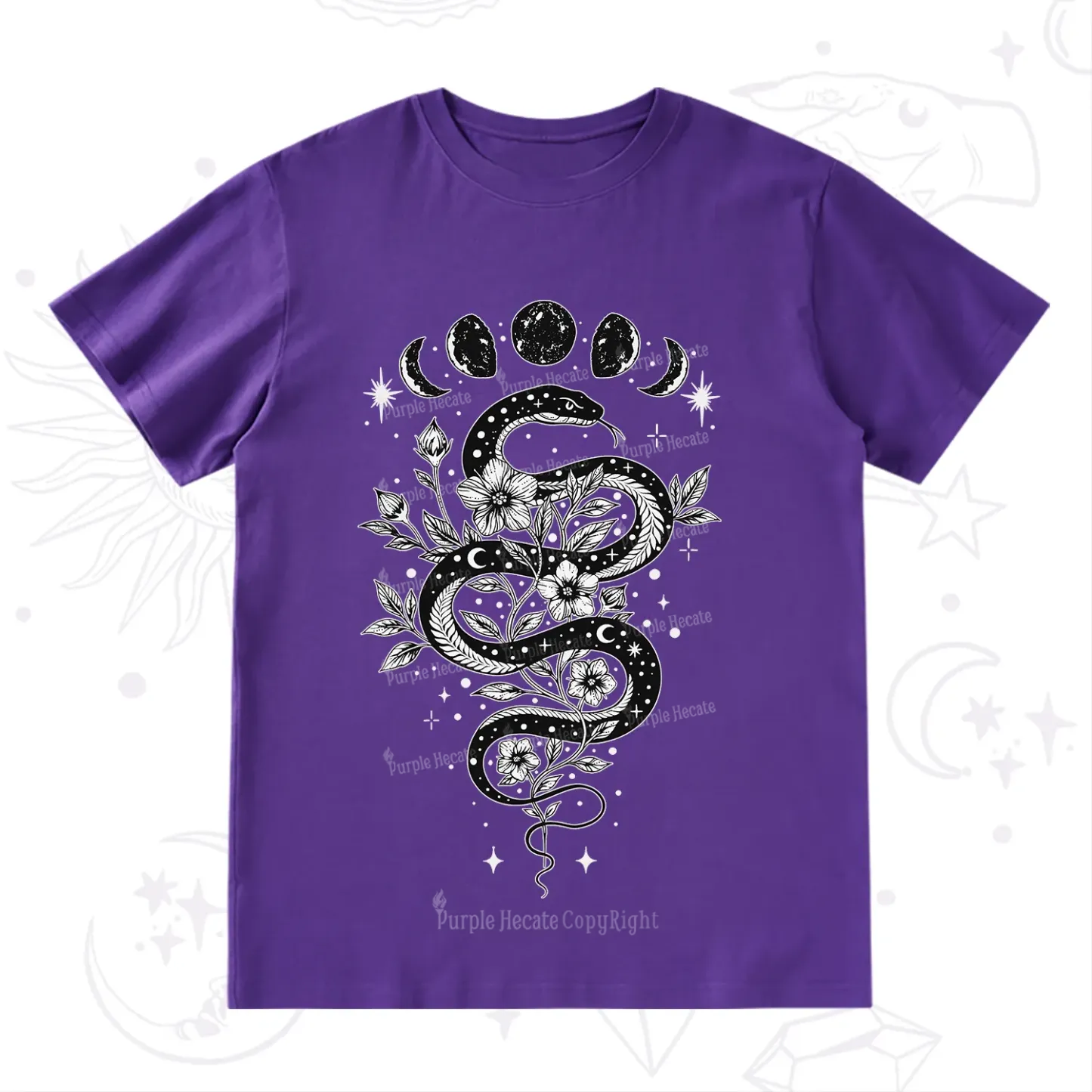 Purplehecate Serpent Spell T-Shirt