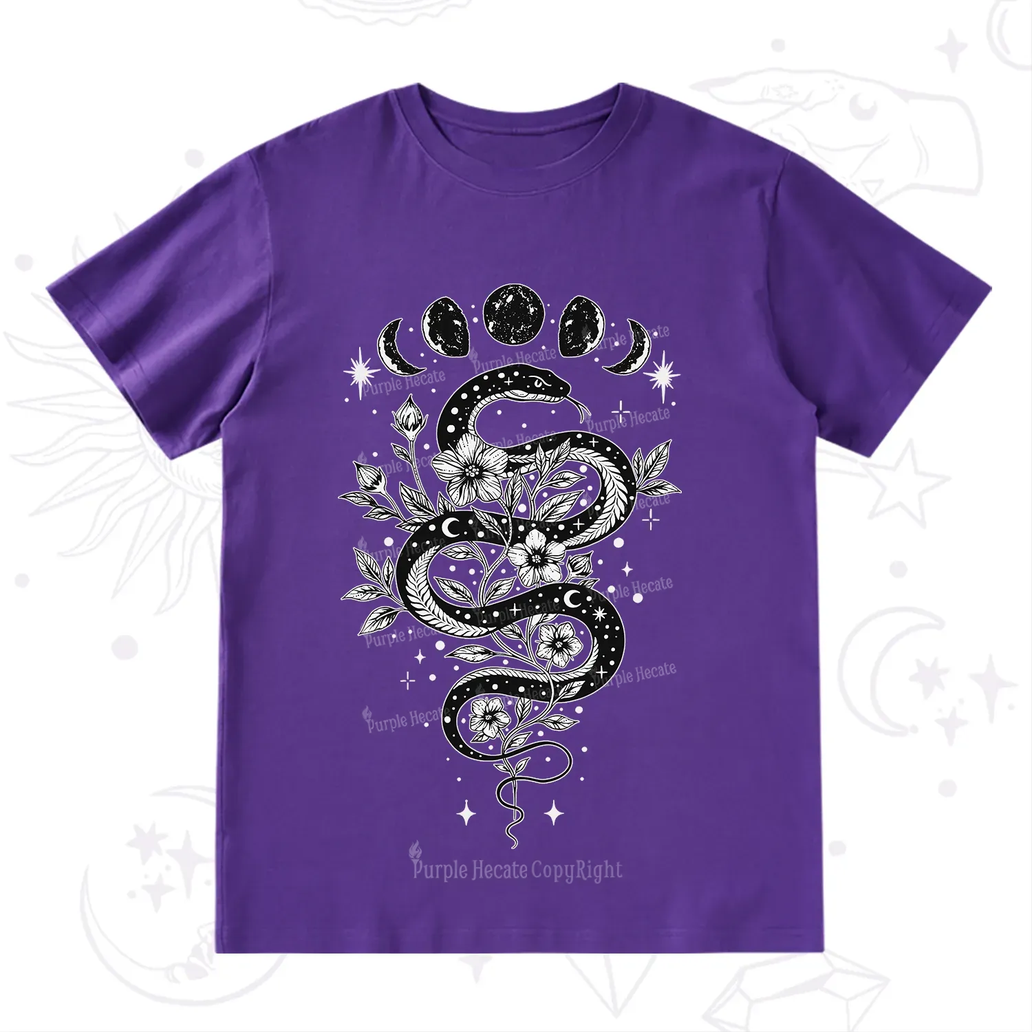 Purplehecate Serpent Spell T-Shirt