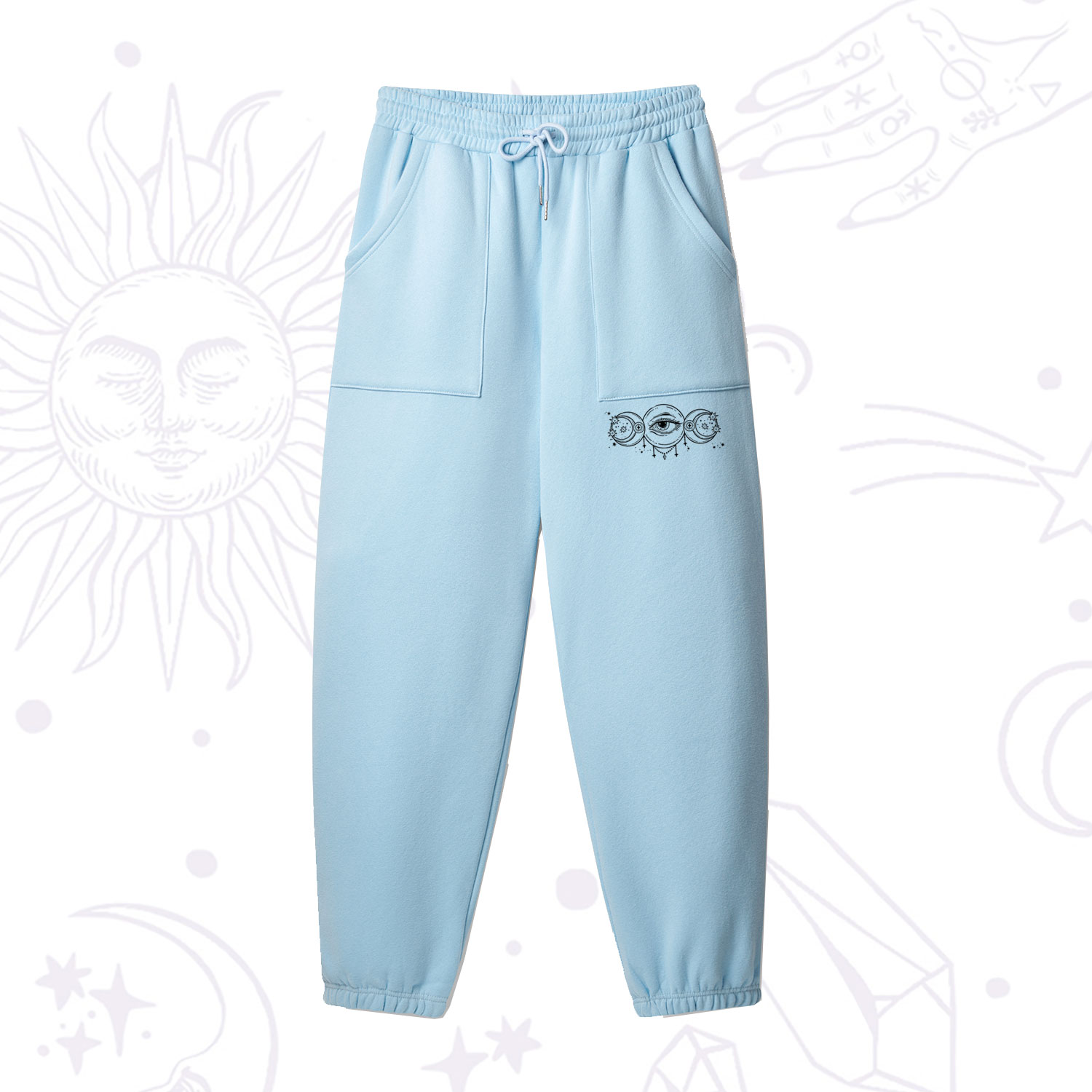 Purplehecate Funny The Moon Made Me Do It Fleece Sweatpants