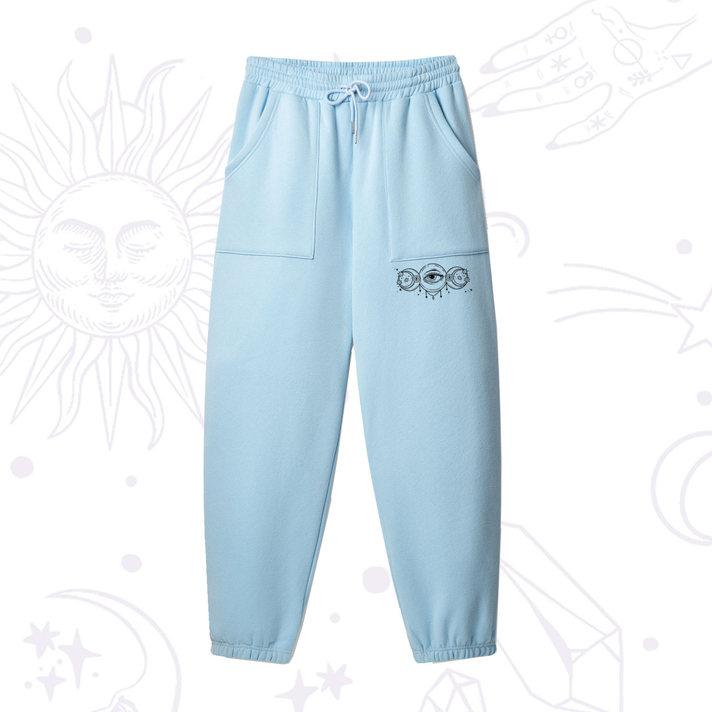 Purplehecate Funny The Moon Made Me Do It Fleece Sweatpants