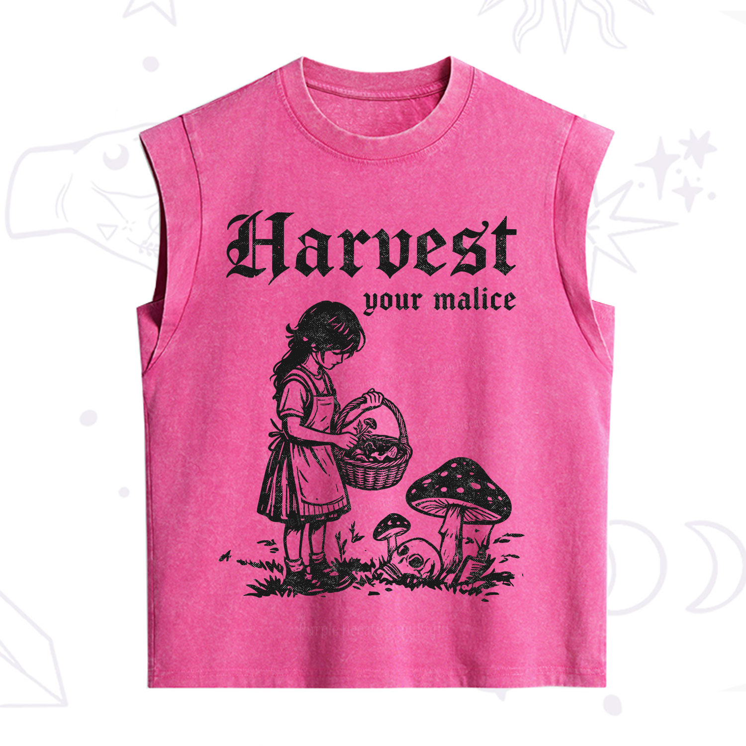 Purplehecate Harvest Your Malice Vintage Washed Tank