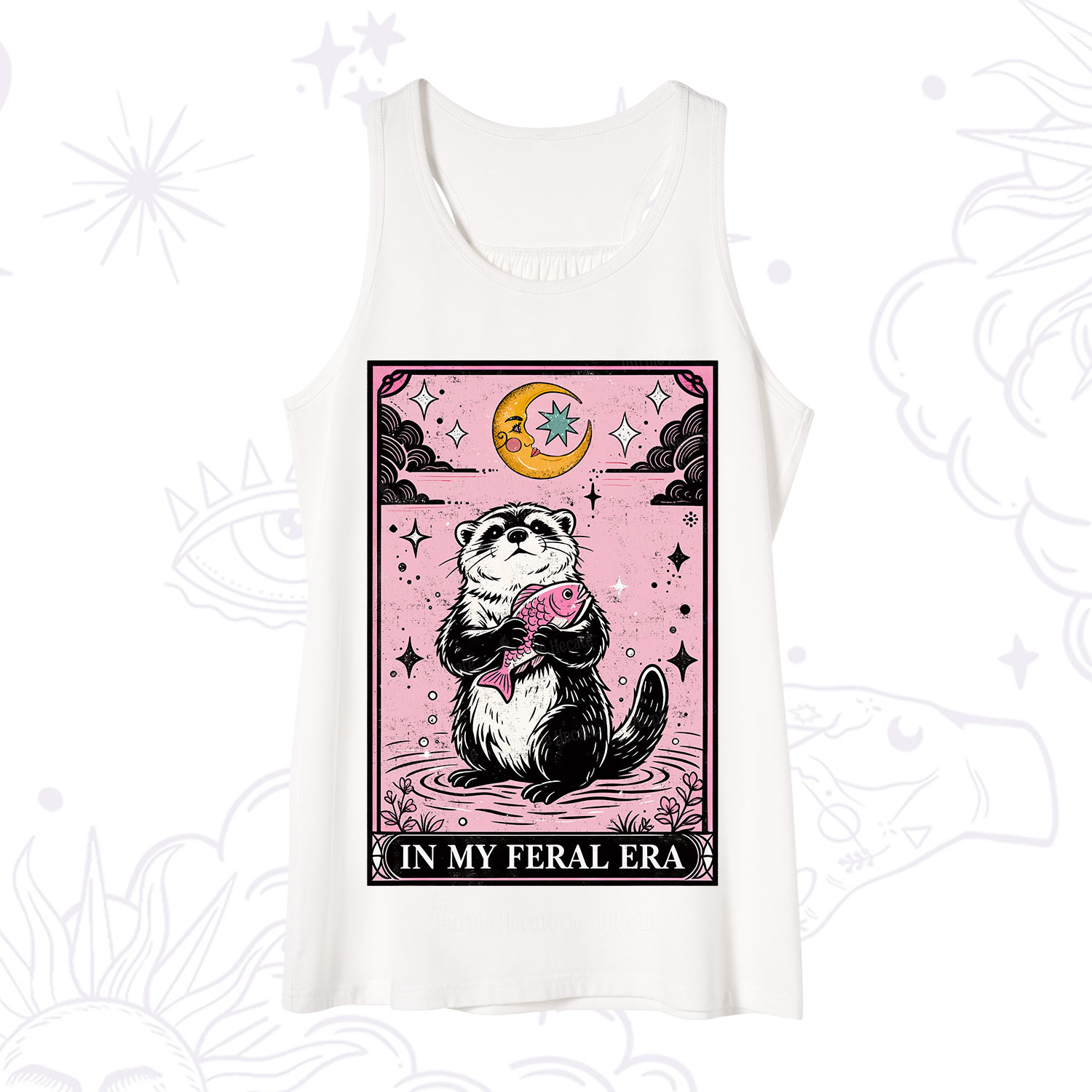 Purplehecate The In My Feral Era Tarot Otter Tank
