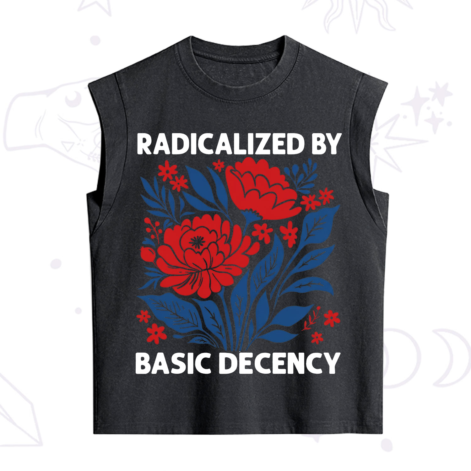 Purplehecate Radicalized By Basic Decency Vintage Washed Tank