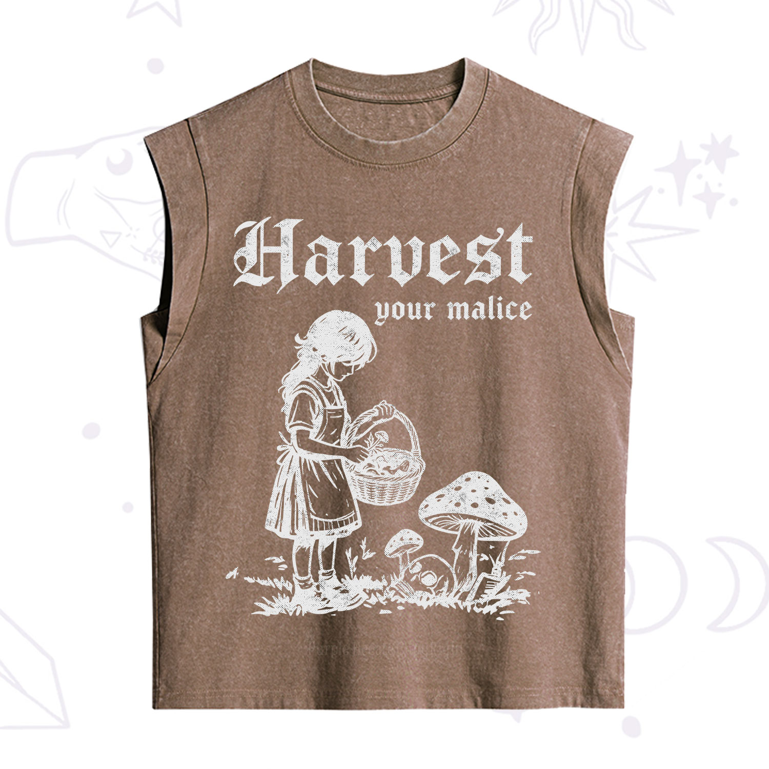 Purplehecate Harvest Your Malice Vintage Washed Tank
