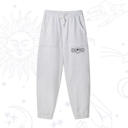 Purplehecate Funny The Moon Made Me Do It Fleece Sweatpants