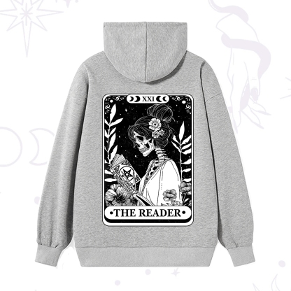Purplehecate The Reader Skeleton Tarot Hoodie