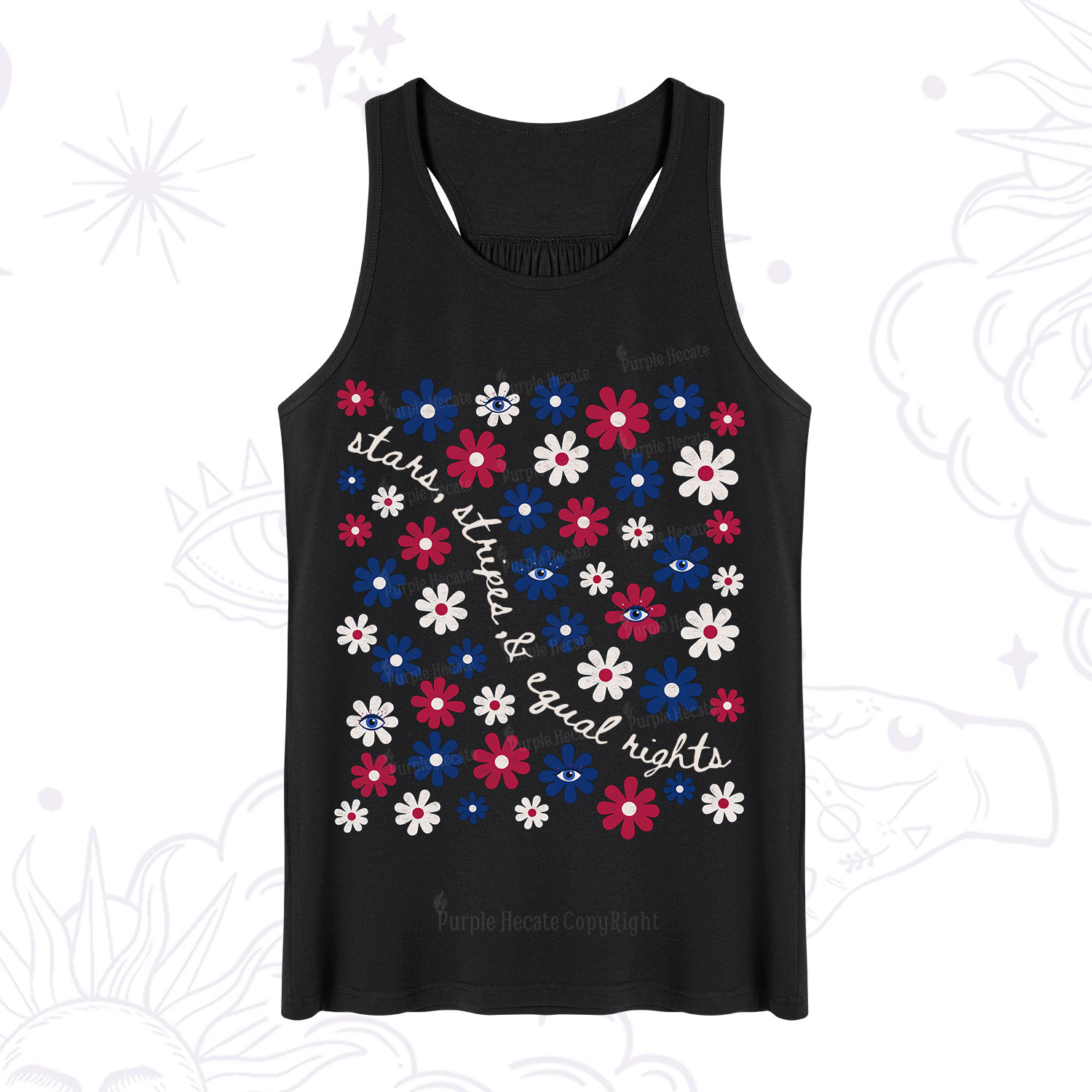 Purplehecate Stars Stripes Equal Rights Tank