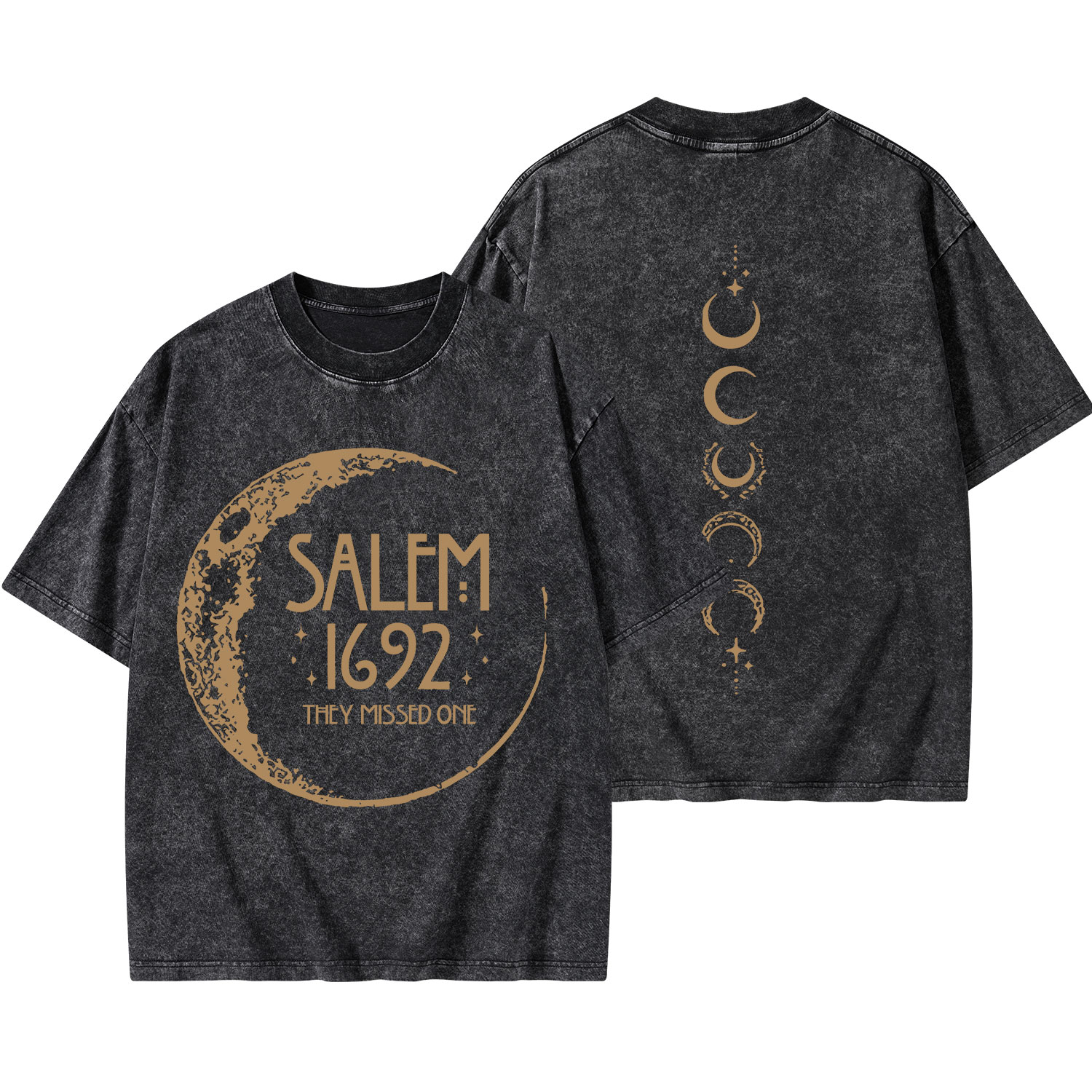 Purplehecate Salem 1692 They Missed One Washed T-Shirt