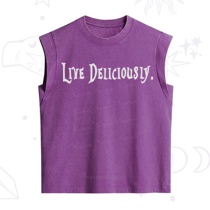 Purplehecate Live Deliciously Vintage Washed Tank