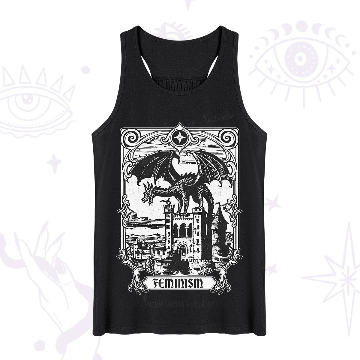 Purplehecate Medieval Feminist Dragon Tank