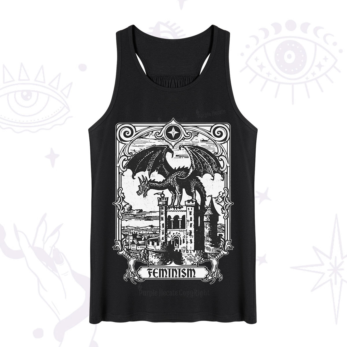 Purplehecate Medieval Feminist Dragon Tank