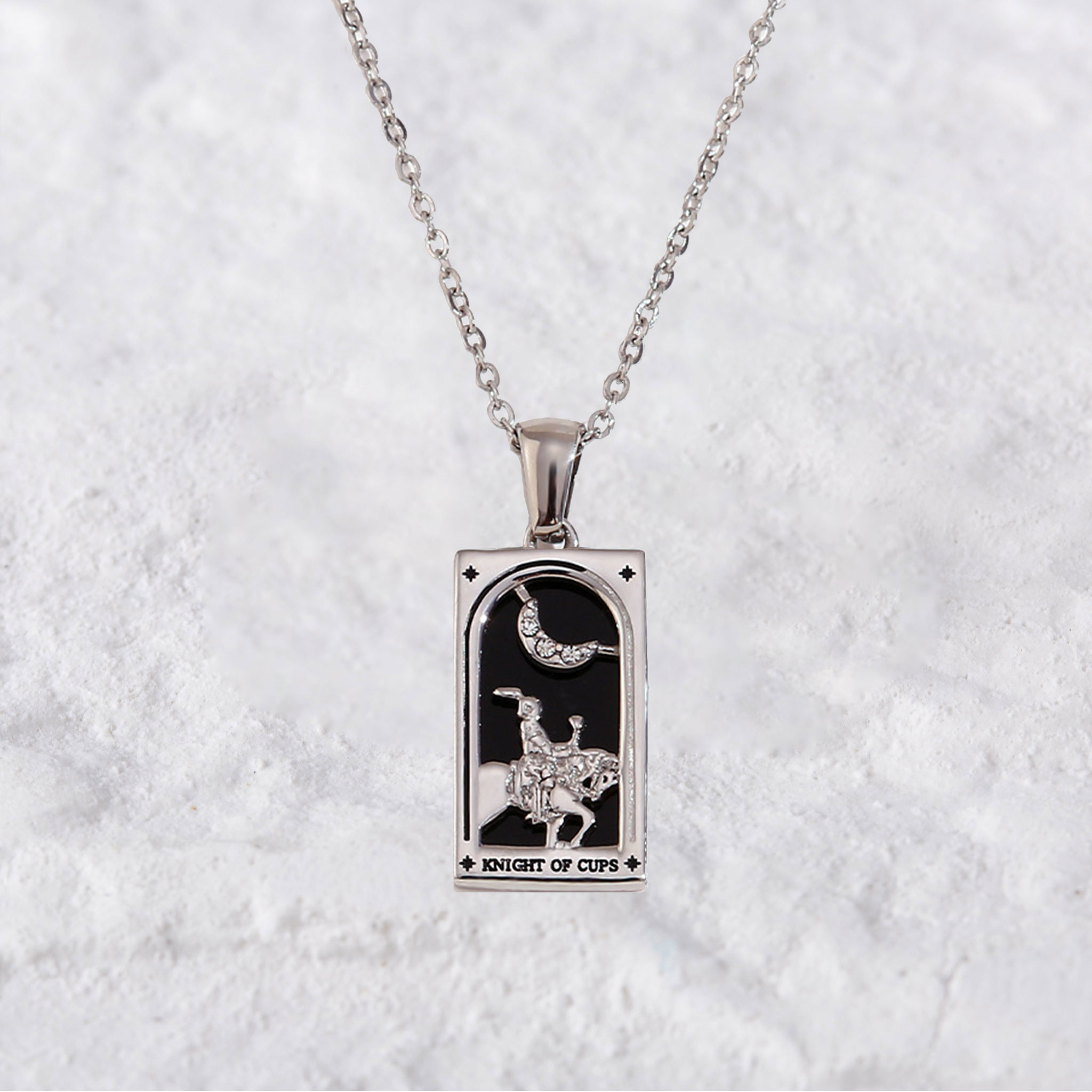 Purplehecate The Knight of Cups Tarot Necklace