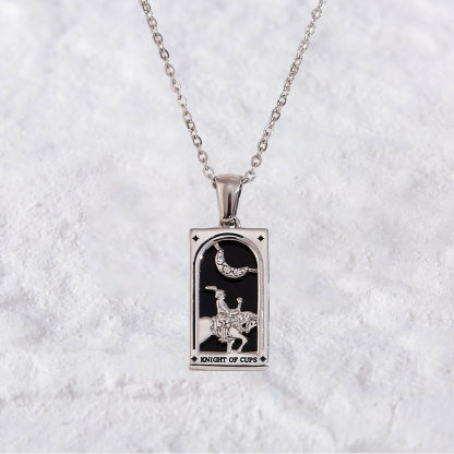 Purplehecate The Knight of Cups Tarot Necklace
