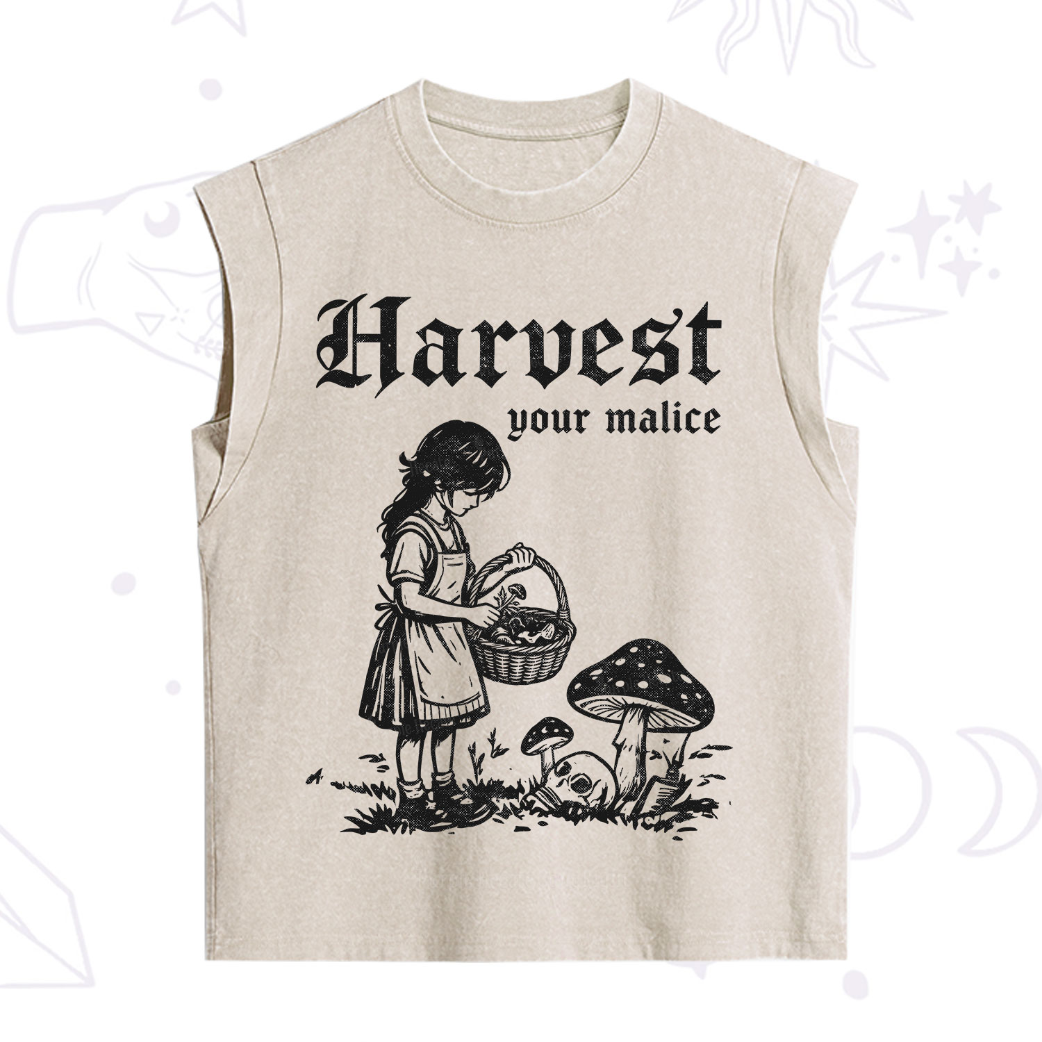 Purplehecate Harvest Your Malice Vintage Washed Tank