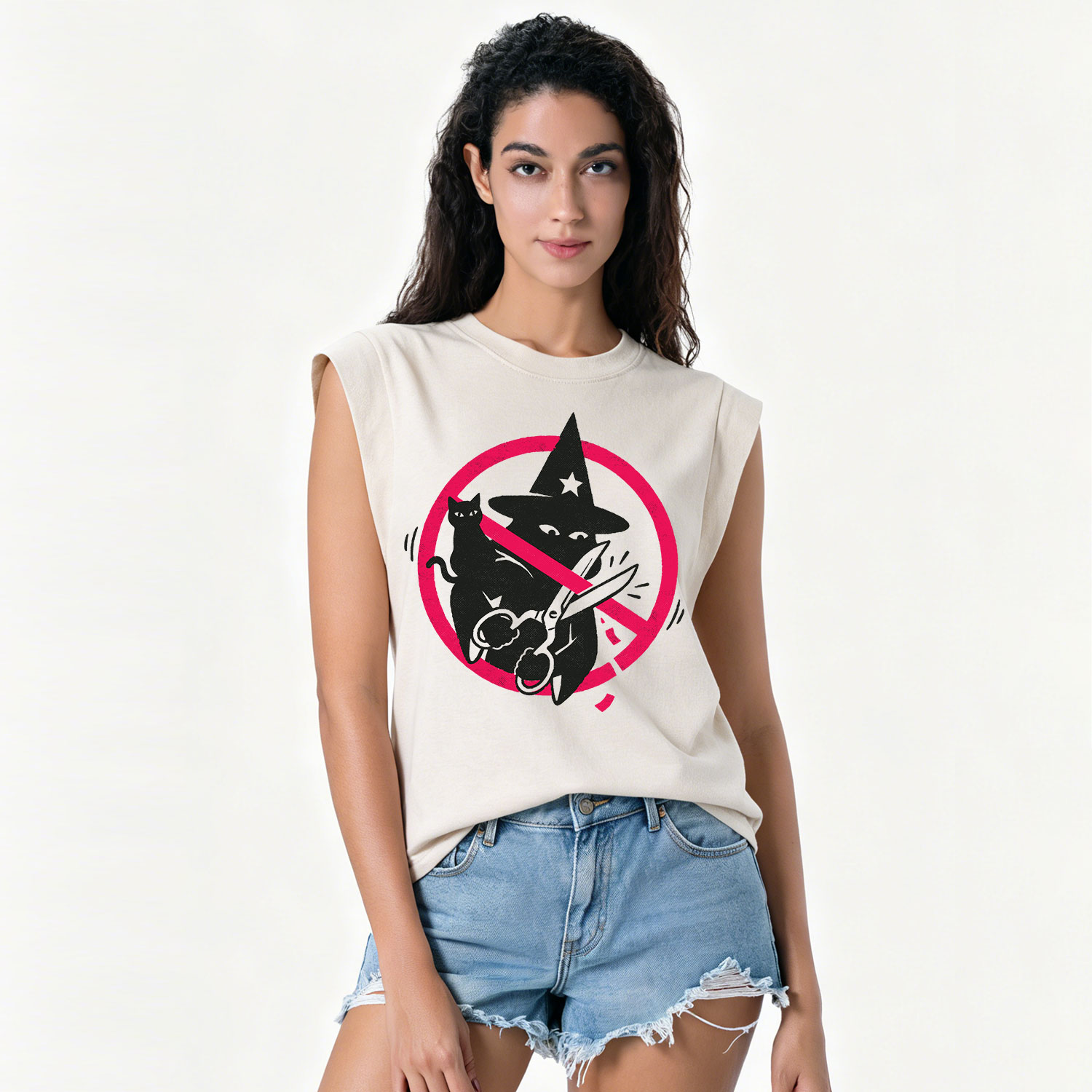 Purplehecate Break the Spell Witch Vintage Washed Tank