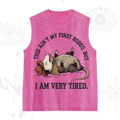 Purplehecate This Ain't My First Rodeo Washed Tank