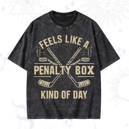 Purplehecate Feels Like A Penalty Box Kind Of Day Washed T-Shirt