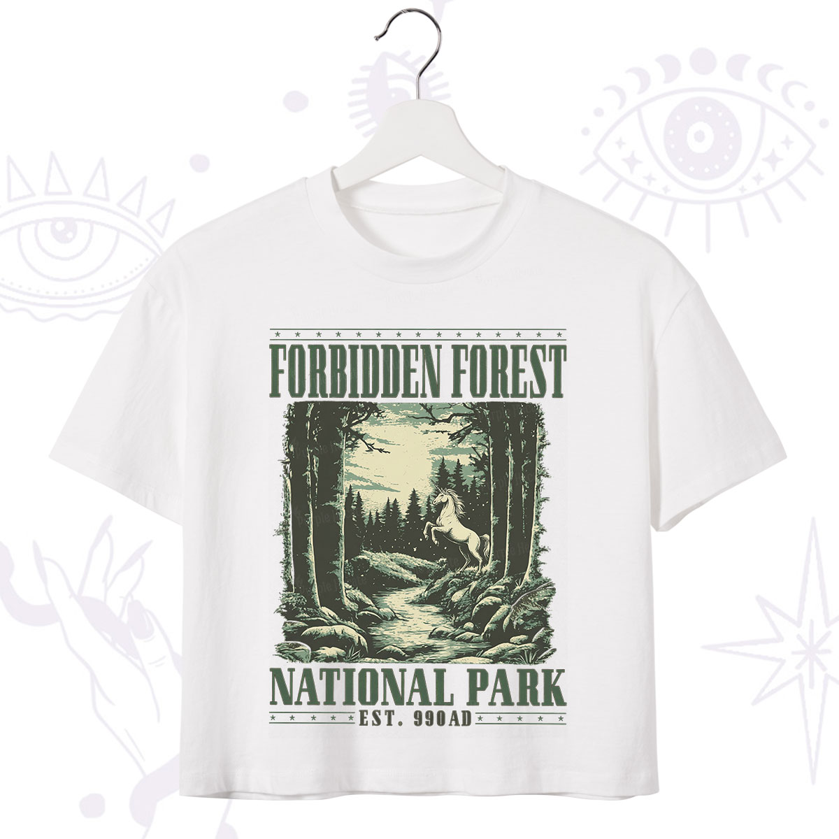 Purplehecate Forbidden Forest Crop T-Shirt