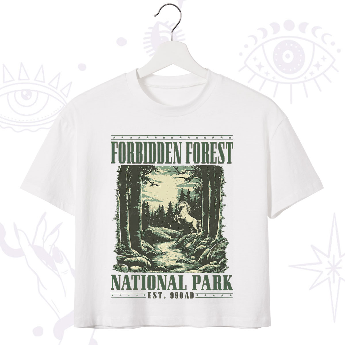 Purplehecate Forbidden Forest Crop T-Shirt