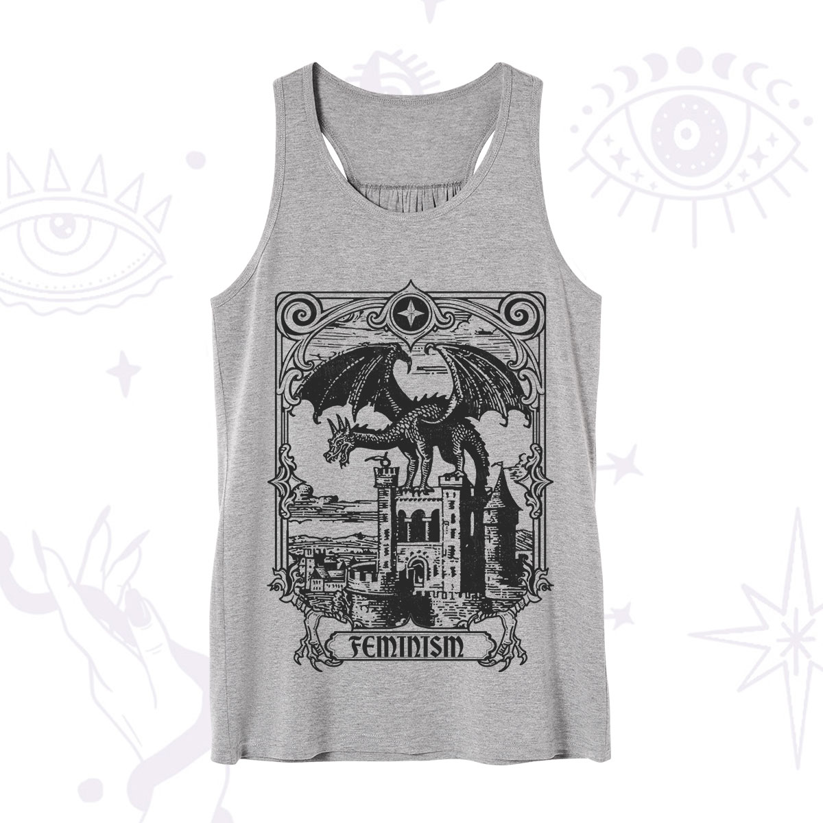 Purplehecate Medieval Feminist Dragon Tank