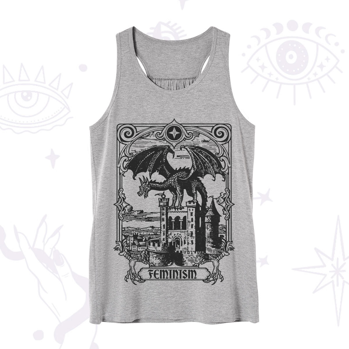 Purplehecate Medieval Feminist Dragon Tank