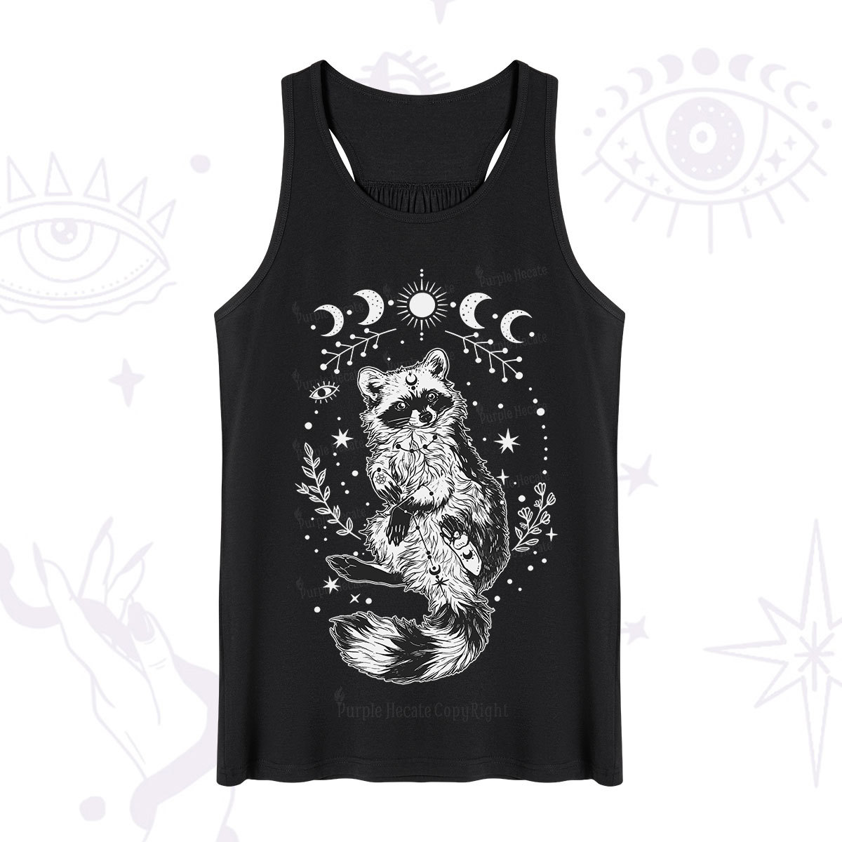 Purplehecate Lunar Magic Raccoon Tank