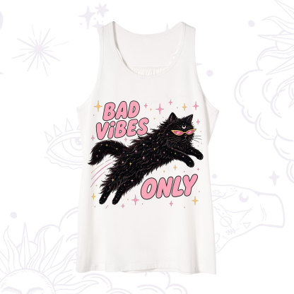 Purplehecate Black Cat Vibes Only Tank