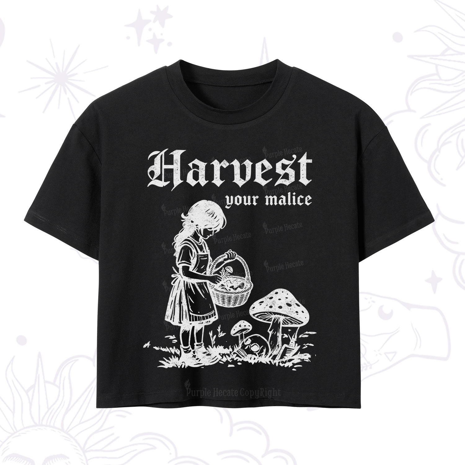 Purplehecate Harvest Your Malice Crop T-Shirt