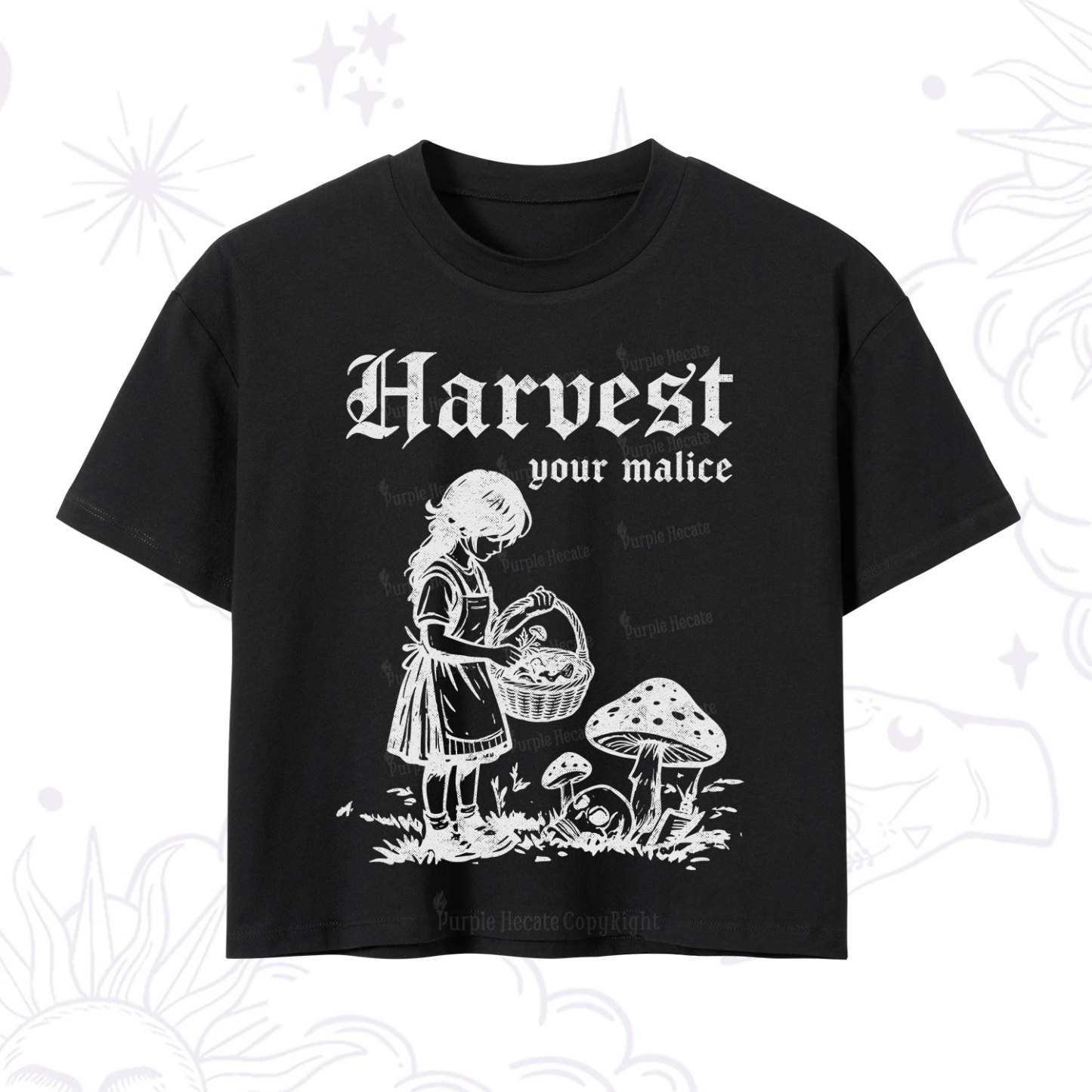 Purplehecate Harvest Your Malice Crop T-Shirt