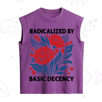 Purplehecate Radicalized By Basic Decency Vintage Washed Tank