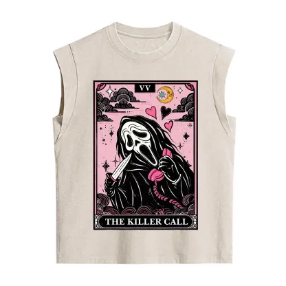 Purplehecate The Killer Call Tarot Vintage Washed Tank