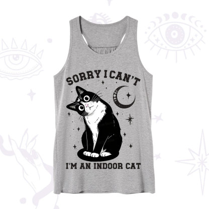 Purplehecate Sorry I Can't Go I'm an Indoor Cat Tank