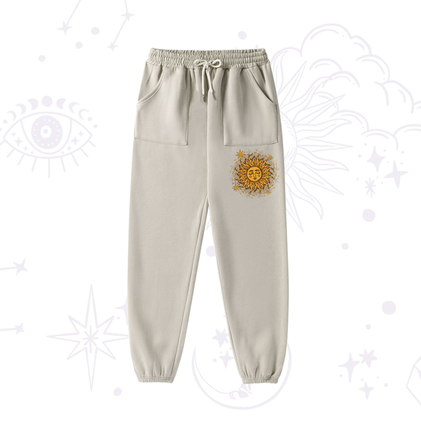 Purplehecate Celestial Sun Fleece Hoodie Suit