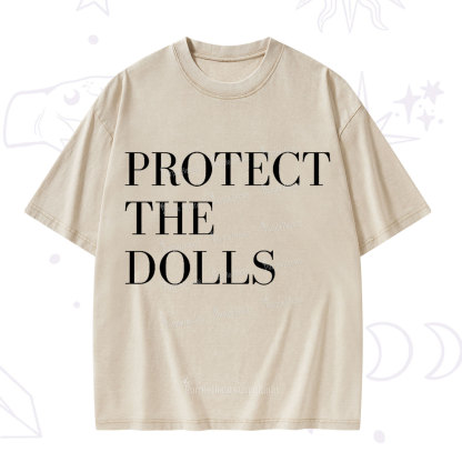 Purplehecate Protect The Dolls Washed T-Shirt