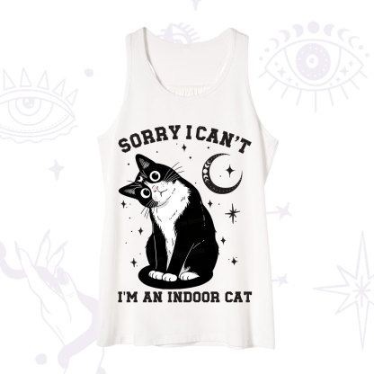 Purplehecate Sorry I Can't Go I'm an Indoor Cat Tank